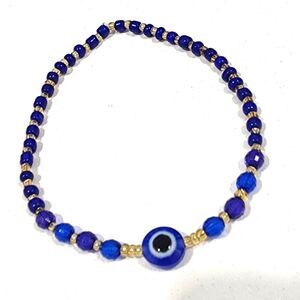 Custom Eye Beaded Bracelet
